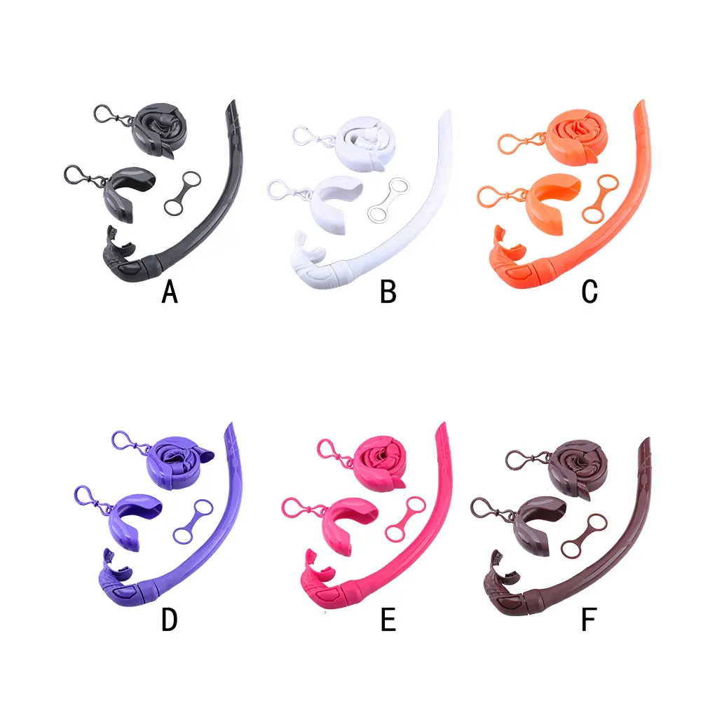 

Трубка для подводного плавания профессиональная эргономичная складная трубка для подводного плавания и дайвинга с футляром для хранения б...