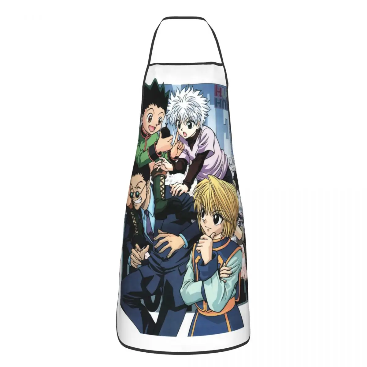 

Anime Hunter X Hunter Apron Cuisine Cooking Baking Household Cleaning Gardening Kurapika Freecss Gon Bibs Garden Tablier Chef