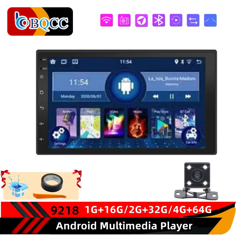 

Free Shipping Android 10.1 7'' 2.5D HD TFT Touch Screen GPS Autoradio Car MP5 Player Car Stereo GPS WIFI FM USB CAM Rear Camera