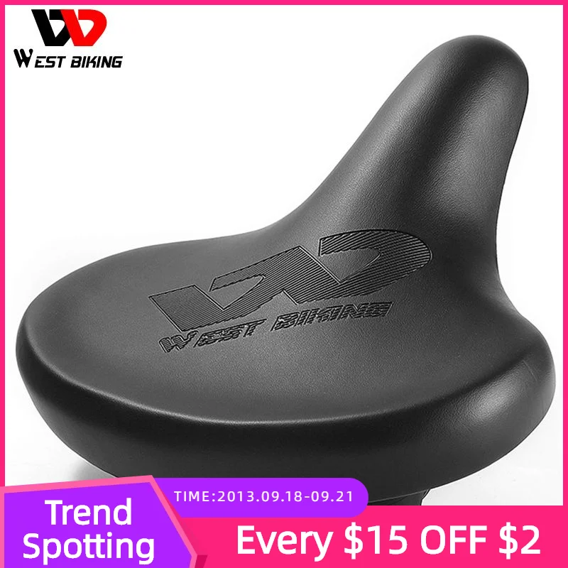 Saddle Big Ass Cushion Shock Absorbing Commuter Bike Cycling