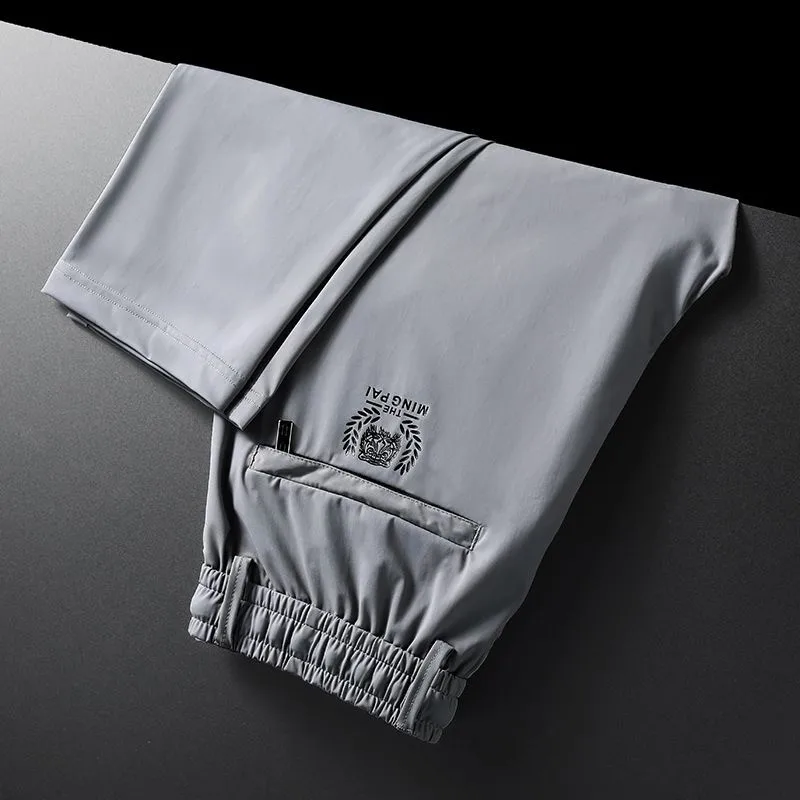 Summer Ultra Thin Breathable Golf Pants For Mens Ice Silk Quick Dry High elasticity Golf Wear Men Trousers Sports Long Pants Men