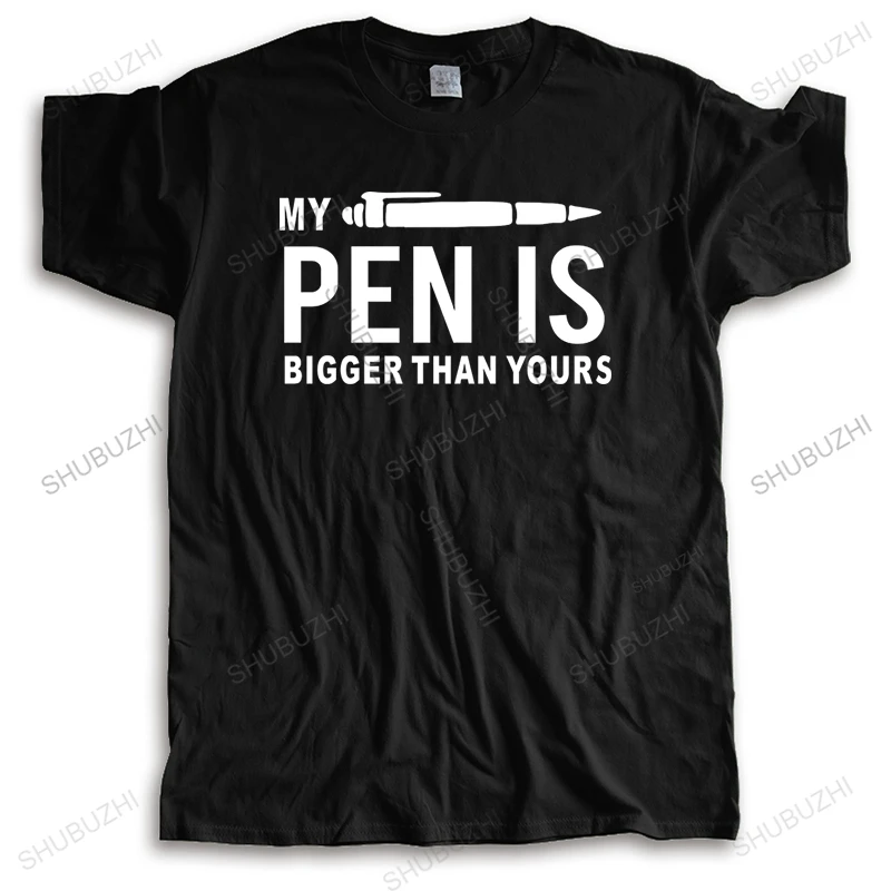 

Футболка мужская с надписью «My Pen» («Моя ручка»)