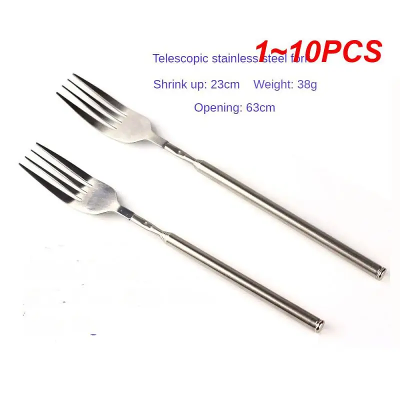 

Длинные столовые приборы из нержавеющей стали в западном стиле, 1-10 шт.