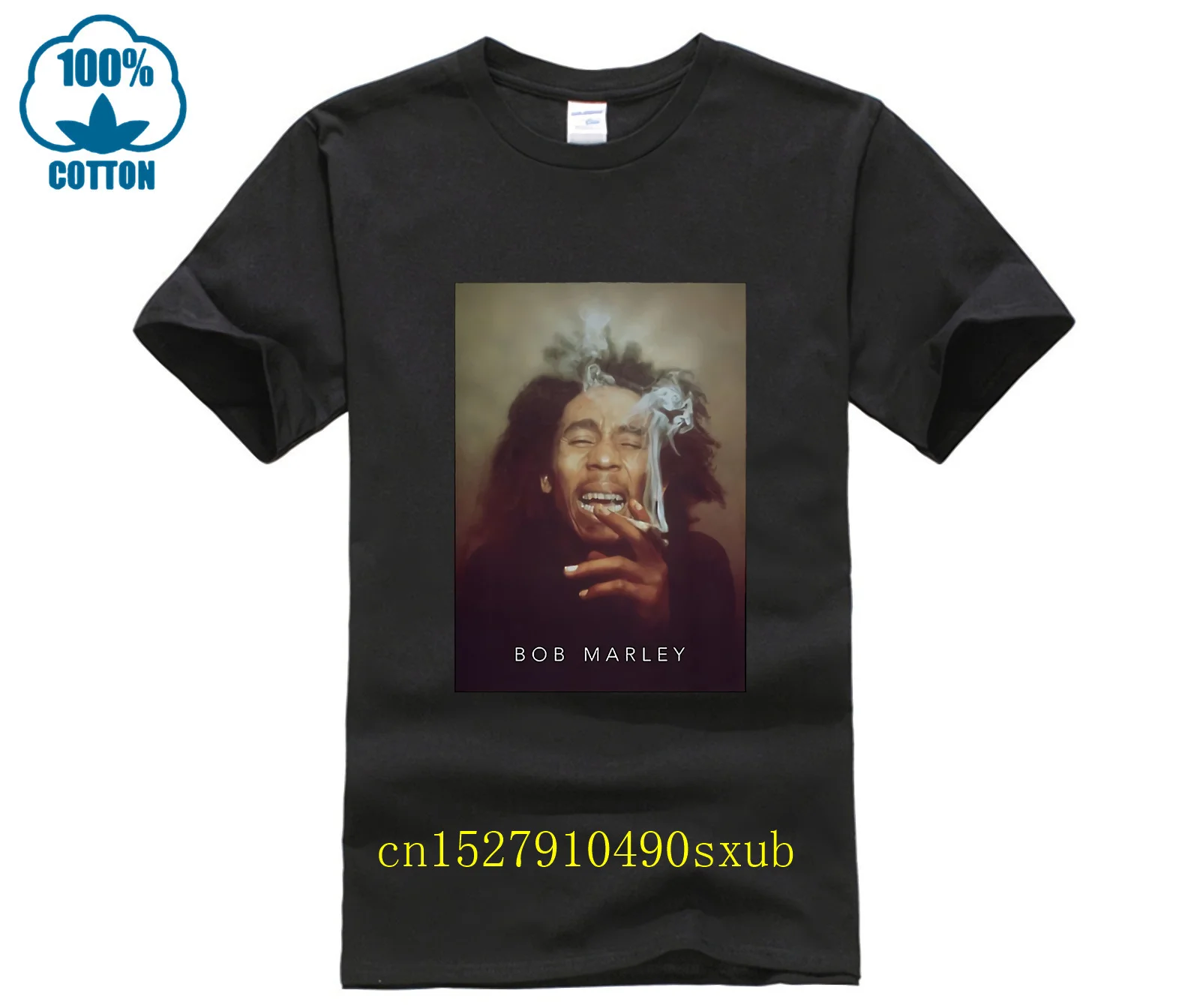 Женская Дымчатая белая рубашка Merchcode BOB MARLEY