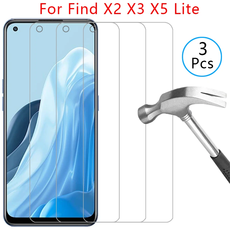 

tempered glass case for oppo find x2 x3 x5 lite cover on find x2lite x3lite x5lite light protective phone coque bag 360 opp opo