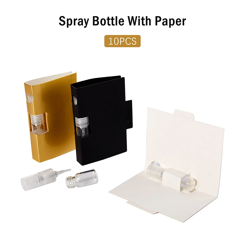 

1Set=20pcs Empty Spray Bottle Glass Perfume Refillable Glass bottle Cosmetic Gift box with packaging
