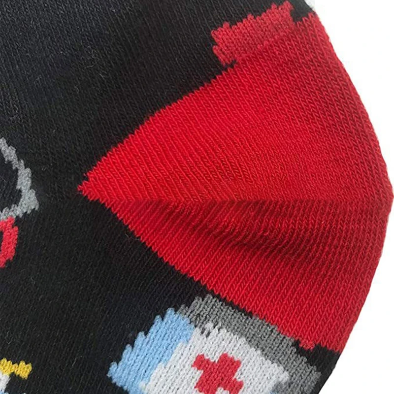 Новинка для мужчин и женщин хлопковые носки экипажа забавные доктора медсестры