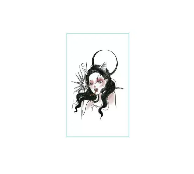

Tattoos Hand Back Fake Tattoo Sticker Dark Tattoo Stickers Black Smile Rose Tatto Witch Cube Arm Foot Tatoo Waterproof