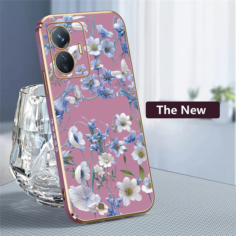 Противоударный силиконовый чехол для телефона Vivo Y28 Y28S Y27 Y27S Y22 Y22S Y21A Y21E Y21T Y21 Y20S G Y20G