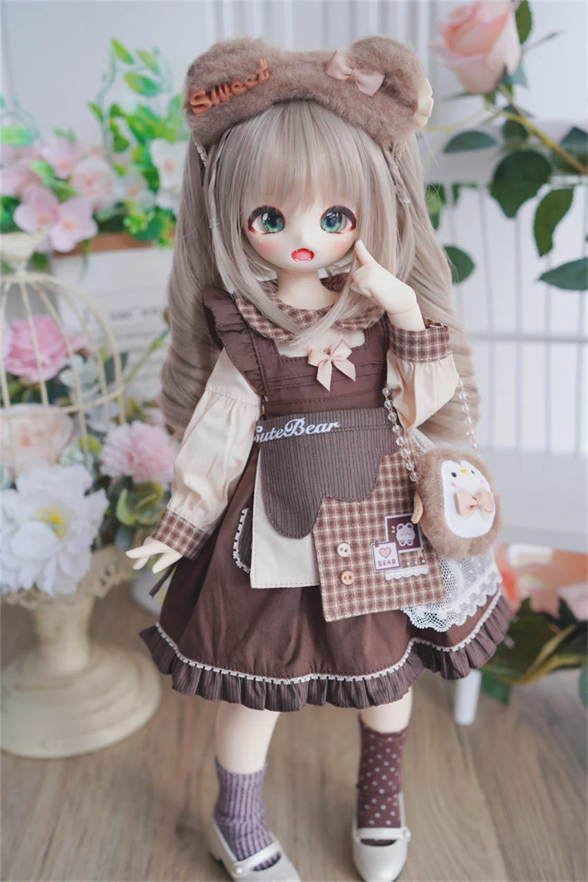 Новые SD BJD куклы 1/4 уши эльфа молочный кот вампир аниме девушка эльф игрушка DIY рот