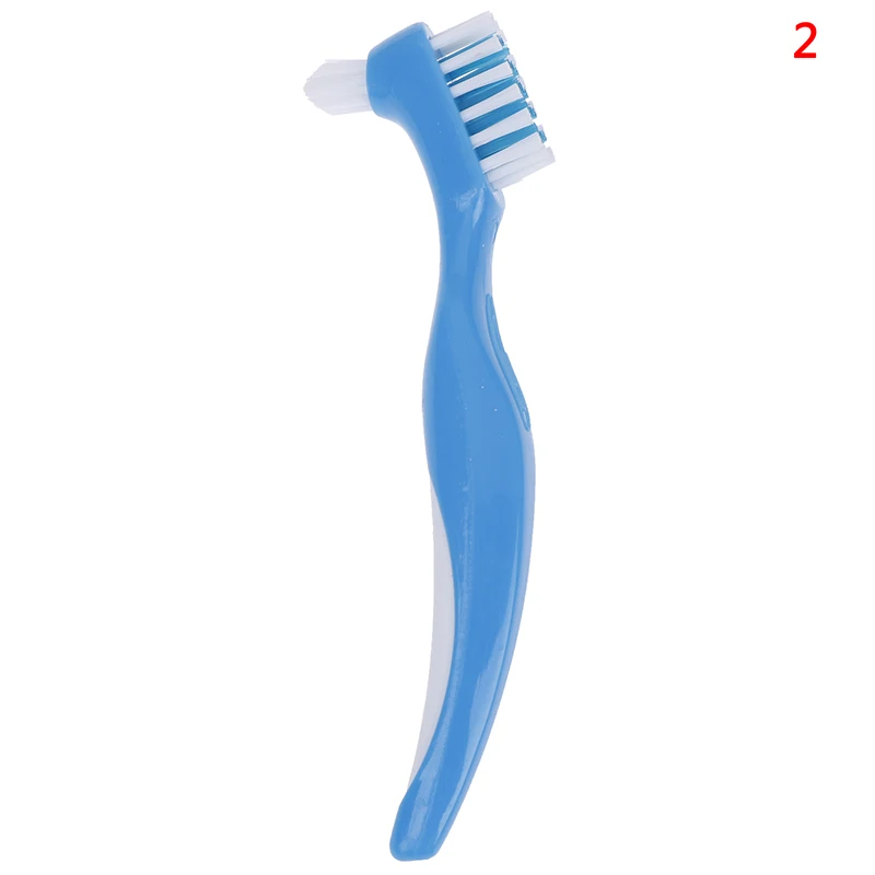 

1Pc Denture Cleaning Brush Dedicated Denture False Teeth Brush Oral Care Tooth Brush Dental Oral Care