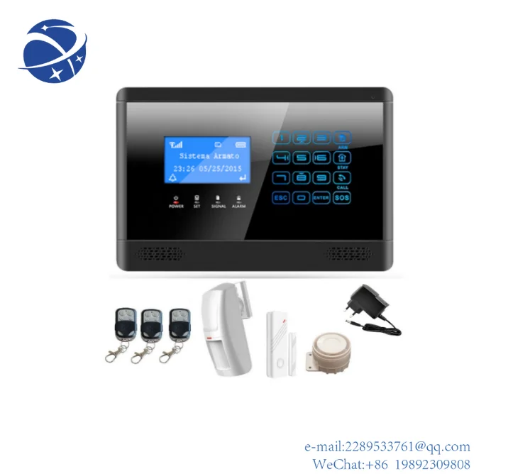 

YYHC ITALIAN ALARM IAM2BX WIRELESS GSM - Home Security Wireless Wifi house alarm system with APP