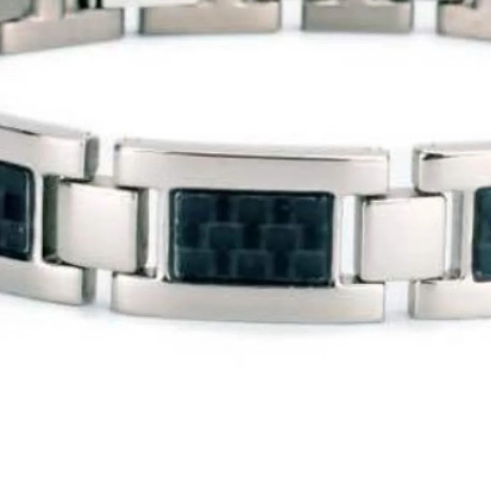 Титановые магнитные Браслеты из углеродного волокна для мужчин нержавеющей