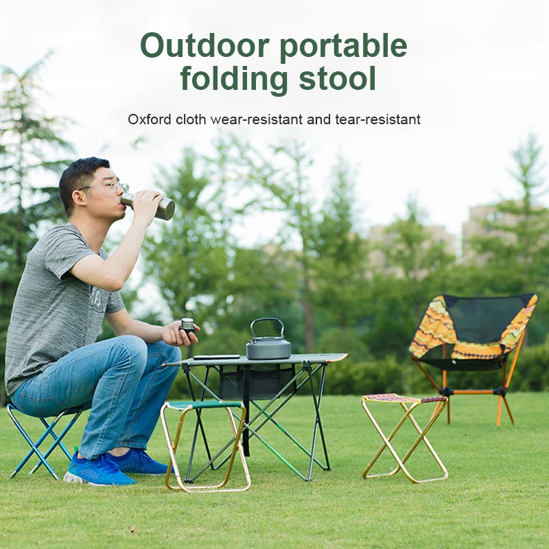 

Портативный складной стул Moon Chair, легкий складной стул из алюминиевого сплава, съемный, для офиса, дома, походов, рыбалки