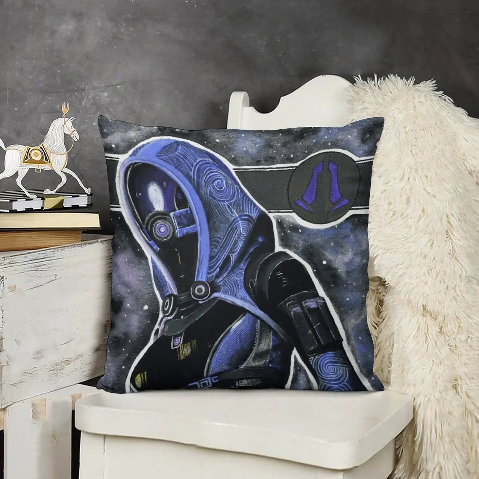 Подушка с эффектом массы декоративная подушка наволочка Рождественская