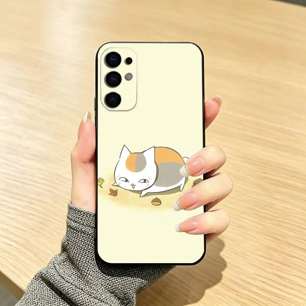 Фото Чехол для телефона Natsume Yuujinchou Nyanko, черный, силиконовый, мягкий, для Samsung S25, S24, S21, S22, S23, S30, Ultra, S20, Plus, Fe, Lite №5