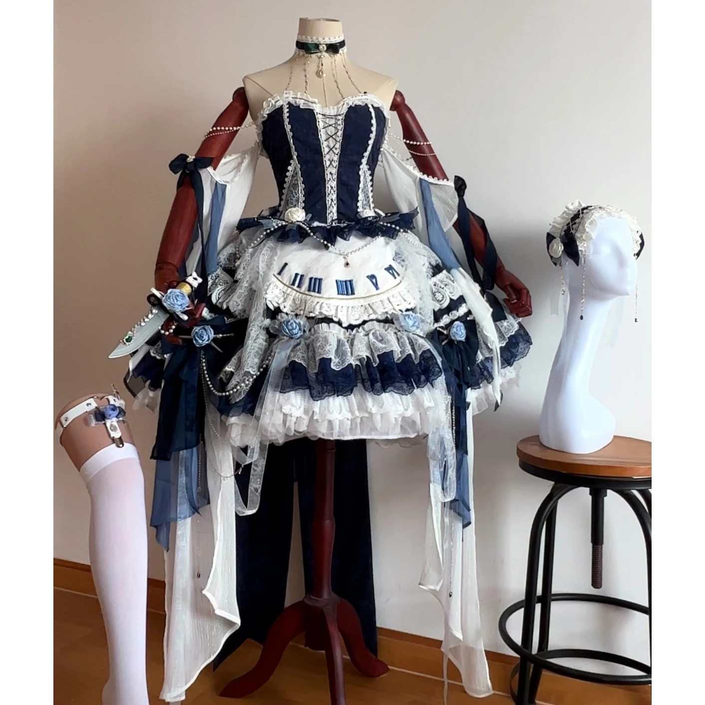

Игра Touhou Project Izayoi Sakuya Косплей Костюм великолепное Элегантное свадебное платье визуальная вечевечерние НКА