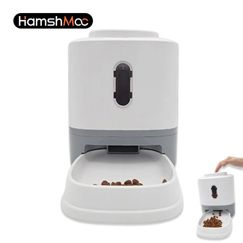 

Автоматическая кормушка для домашних животных HamshMoc, большая емкость, дозатор сухого питания, зернистая чаша для кошек и собак, для мелких и ...