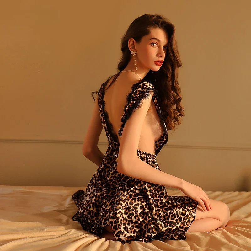 Женская сексуальная ночная рубашка платье эротическое нижнее белье пижамы