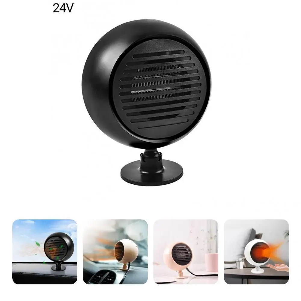 

Car Electric Heater Stylish Low Noise Gentle Wind Car Adjustable Fan Heater for Rainy Day Car Heater Car Warm Air Purifier