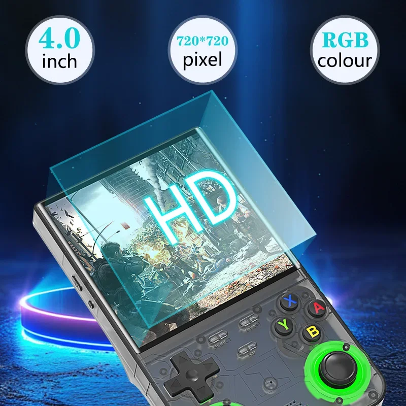 Фото Новая портативная игровая консоль R36Ultra с 4-дюймовым IPS-экраном, поддержкой Wi-Fi, онлайн-боев, 10+ эмуляторов, 64 ГБ, портативная ретро-аркада №2