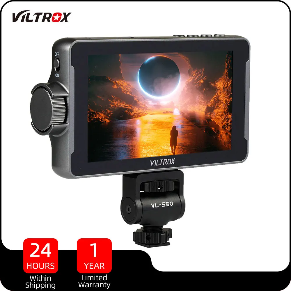 

VILTROX DC-550 Pro Профессиональный портативный HD широкоугольный монитор режиссера для фотостудии видео ТВ производства