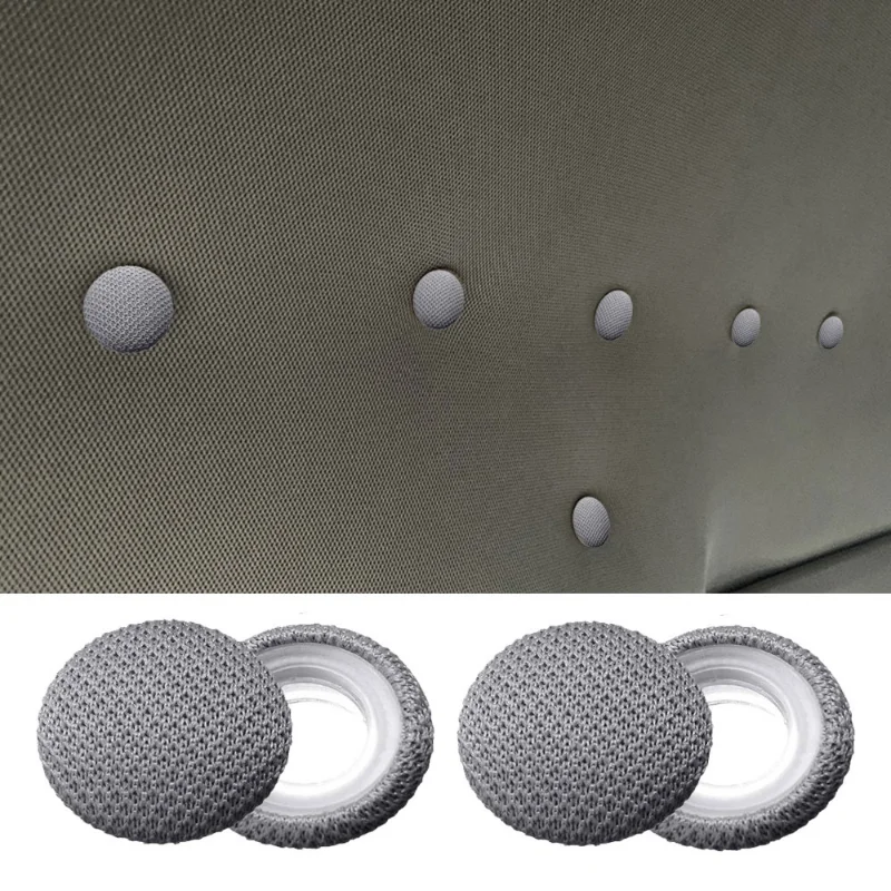 

60pcs Car Headliner Ceiling Cloth Fixing Screws Car Roof Ceiling Care Fabric Buckle Rivets Clips Retainer Grey