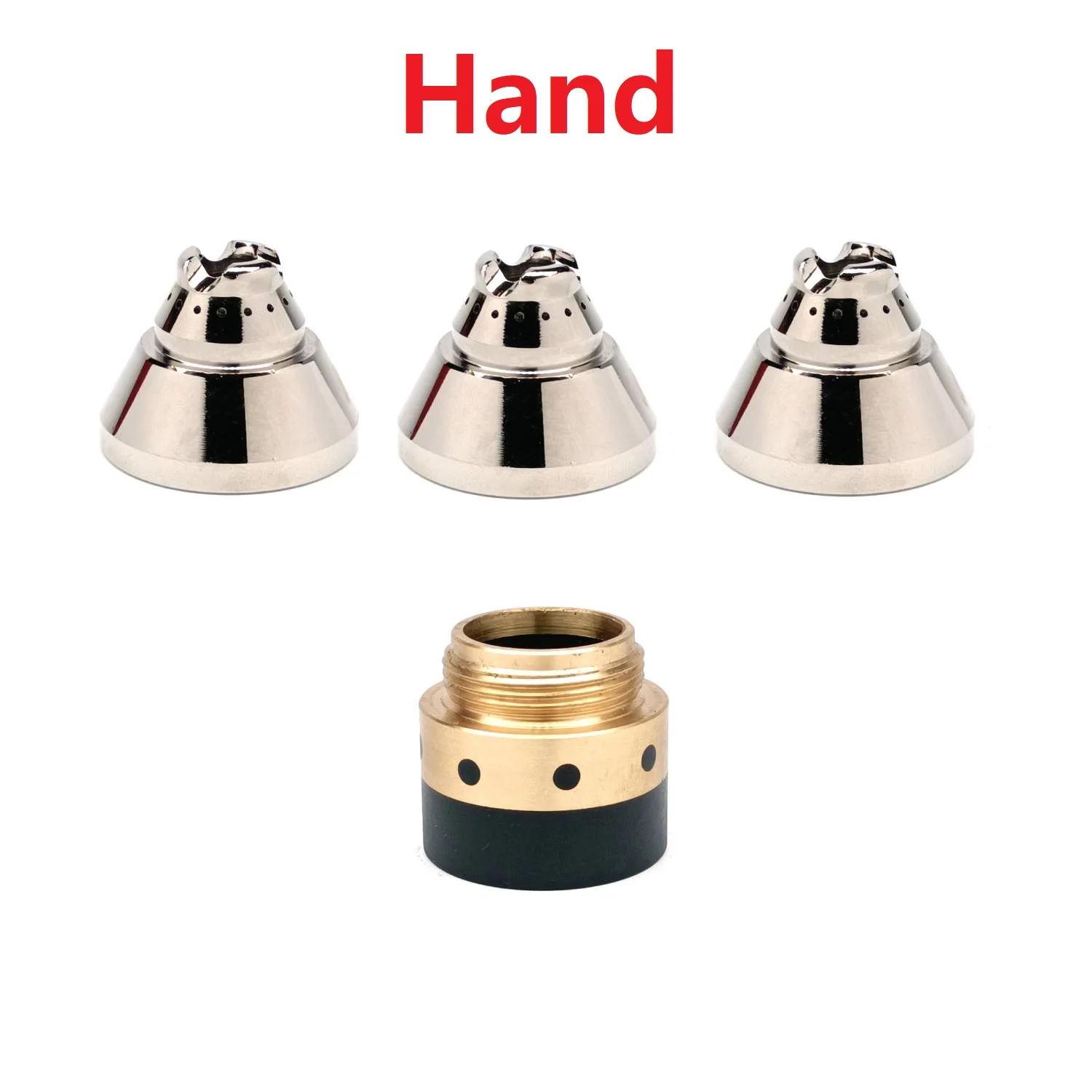 4PK P80 P-80 Nozzle Tip Electrode Shield Cap Cover Insulator Plasma Cutter Torch Part Hand CNC Machine CUT-100 CUT 100