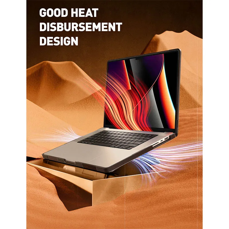 Чехол SUPCASE для MacBook Pro 16 дюймов (2023/2021 дюйма) A2780 M2 /M2 Max /A2485 M1 /M1 UB жесткий защитный