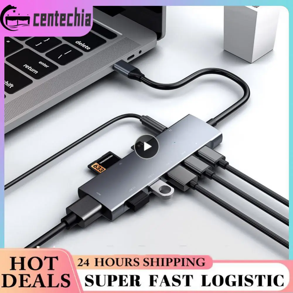 Док-станция высокоскоростная 4k 30kz Type-c, 100 Вт