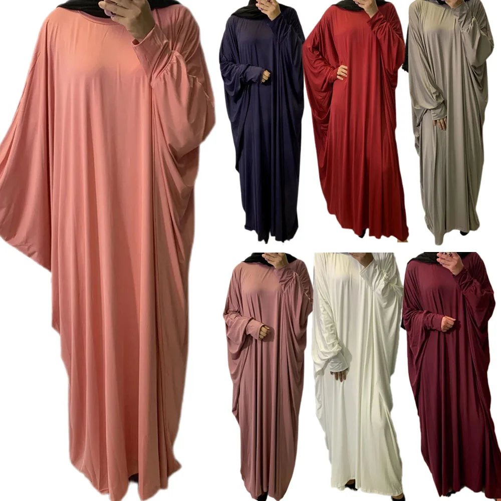 Исламская одежда Рамадан, Молитвенное платье, Арабская Женская официальная мусульманская одежда, Женская длинная хиджаб, хиджаб, кимоно