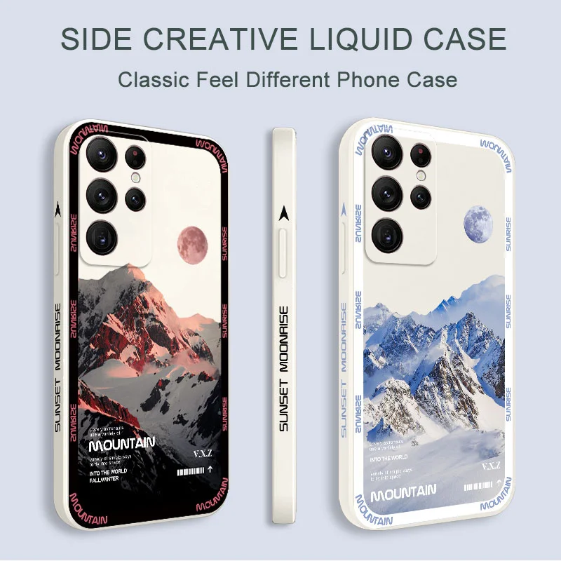 Sunrise Scenery Phone Case For Samsung Galaxy S23 S22 S21 S20 Ultra Plus FE S10 S9 S10E Note 20 ultra 10 9 Plus Cover