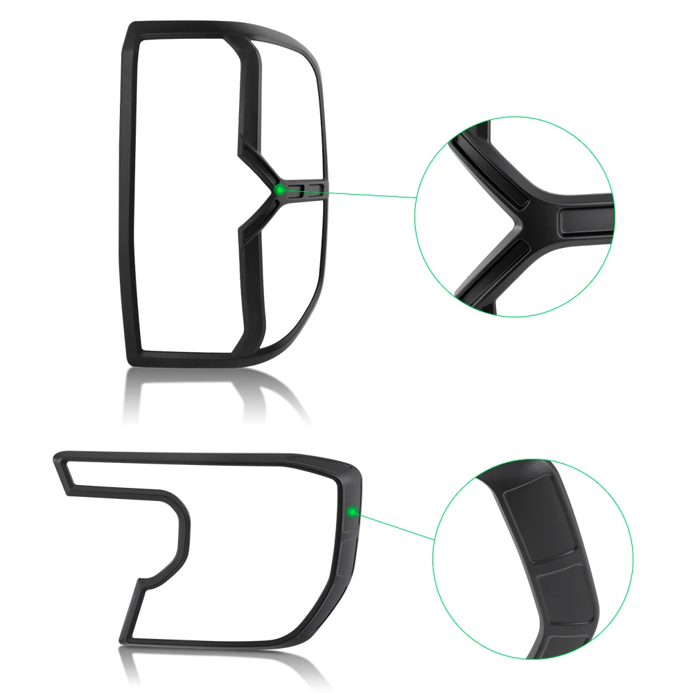 Крышка фары крышка заднего фонаря накладка защита для Ford Ranger T9 2023 2024 XLS XL задняя +