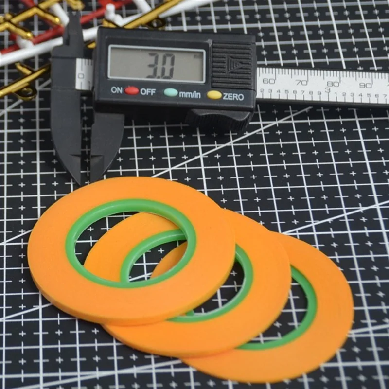 

Малярная бумажная лента AB66 1-3 мм желтого цвета 18 м