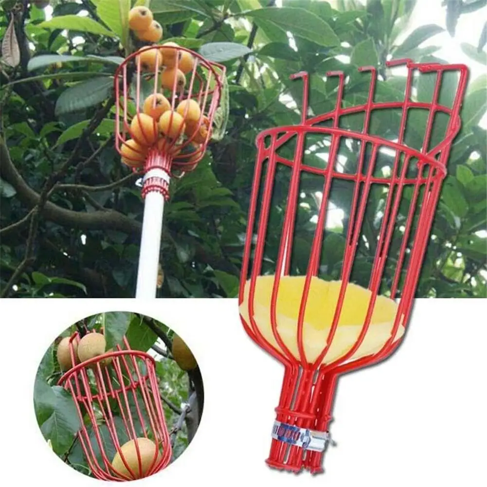 

【 Ready Stock 】Portable Fruit Picker Head Picker Catcher Garden Tools Farm Picking Device For Parks Farms Gardens