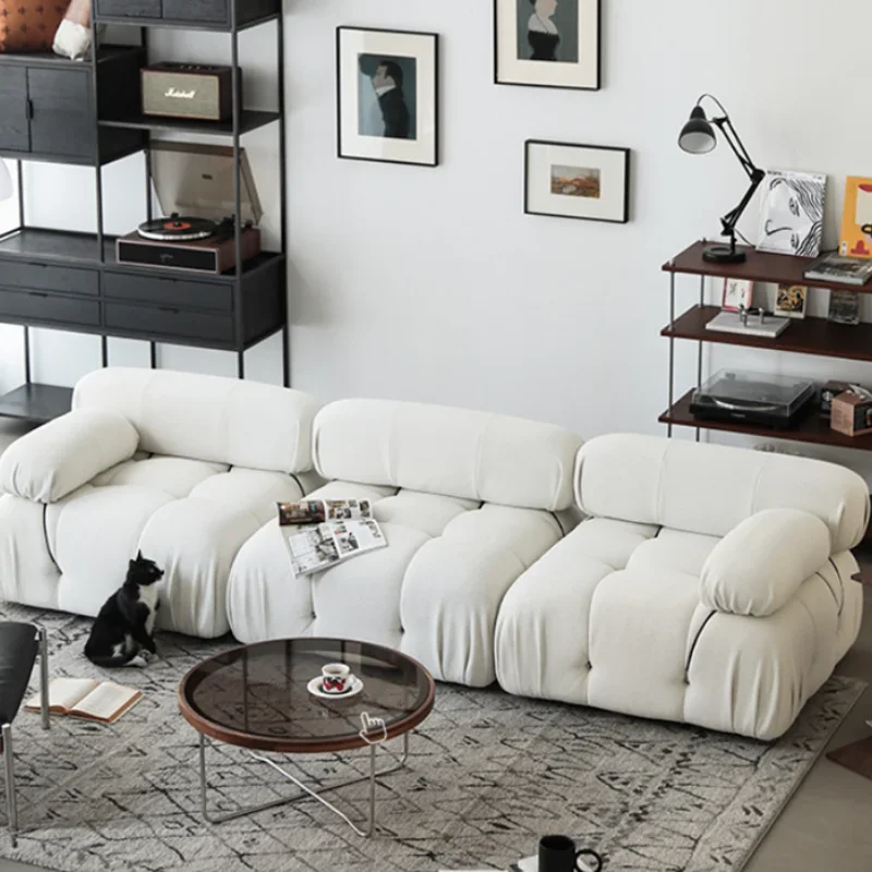 Минималистичный диван из ткани арт-копия Классический модуль для гостиной