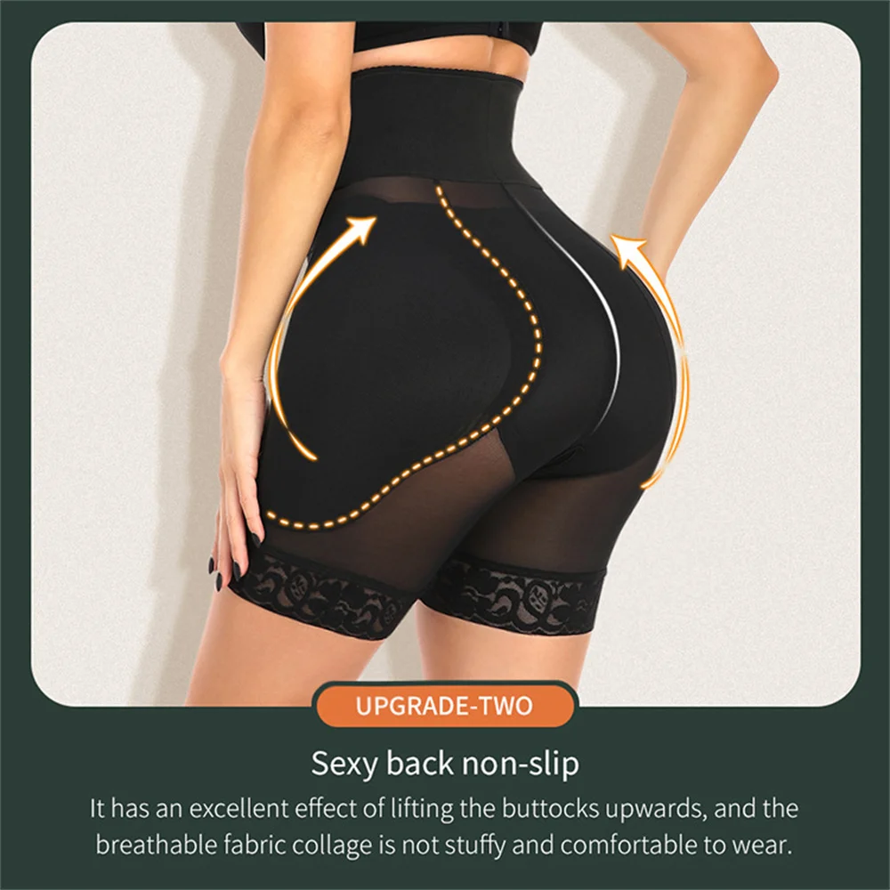 Shapewear Padded Hip Butt Lifter Panties High Waist Trainer for Women Tummy Control Body Shaper Hip Enhancer Thigh Slim
