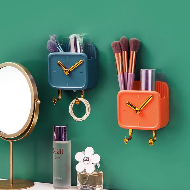 

Creative Storage Box Hanging Wall Stationery Finishing Box Storage Box Dormitory Student Bedside Mobile Phone Storage Rack
