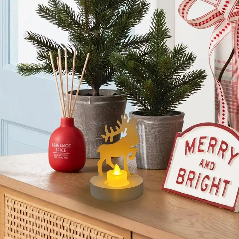 Силиконовая форма для подсвечника рождественских подсвечников в форме лося