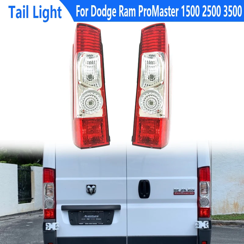 

Car Rear Tail Light Assembly For Dodge Ram ProMaster 1500 2500 3500 2014-2019 Brake Fog Lamp Warning No Bulb 4725946AB 4725947AB