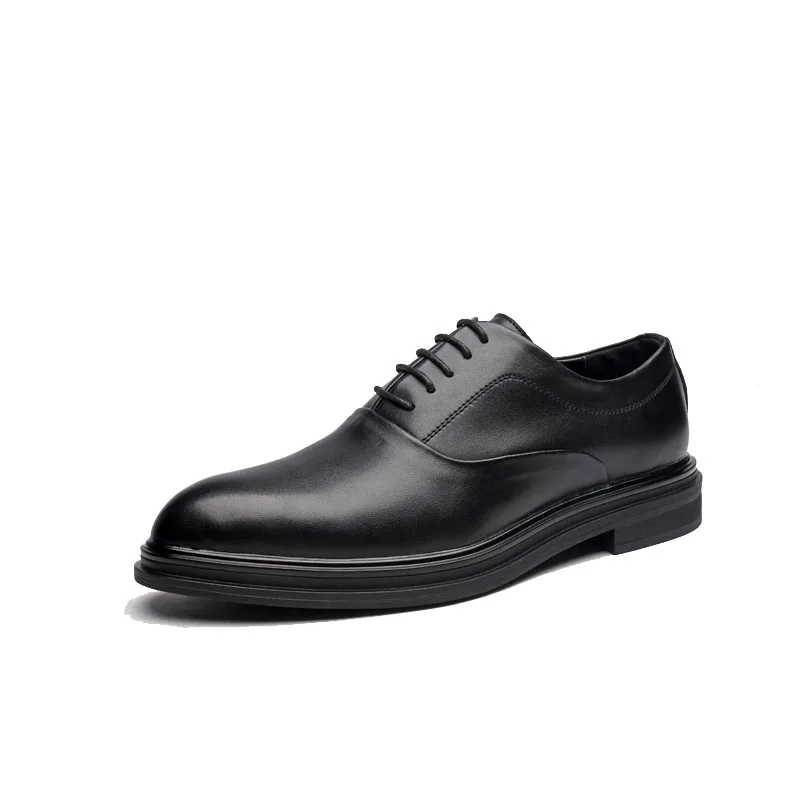 

2022 Handmade Classic Leather Man Oxfords Lace Up Wedding Party Mens Street Style Dress Shoes