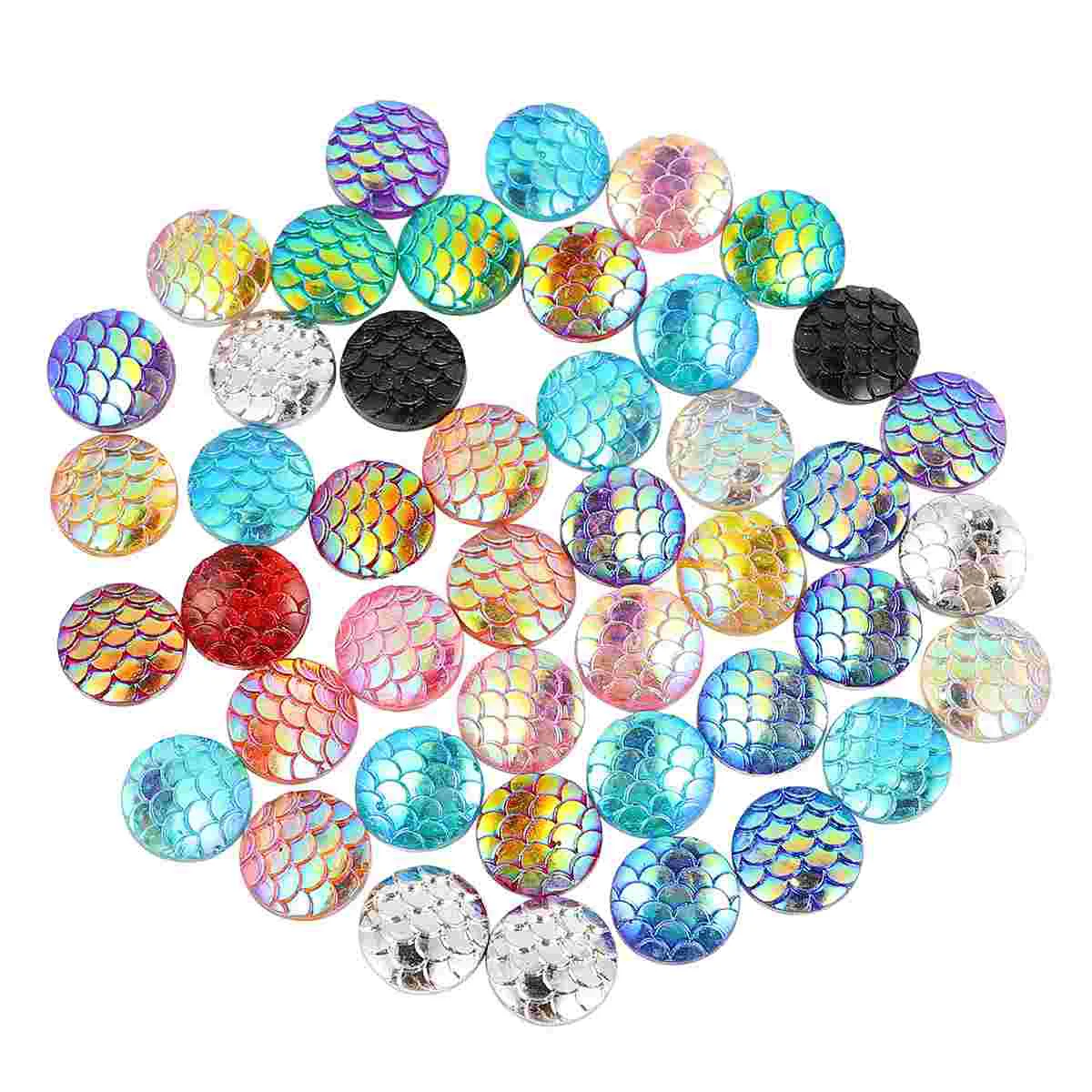

Jewelry Round Makingresin Beadsflatbackdome Crafts Bead Charm Findings Charms Gemstonepatches Earring Pendant Half Flat