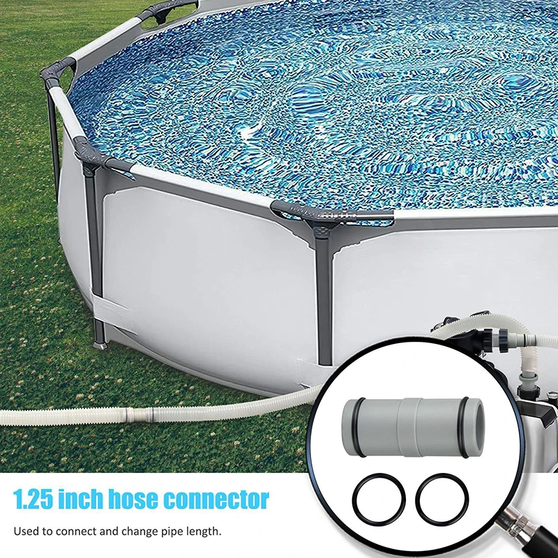 

1 Pc Pool Hose Connector 32mm T Shaped Swimming Pool Filter Pump Pipe Joint Pool Accessories Pool 1.25in Pipe Connector