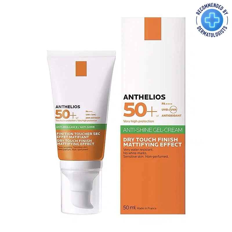 

French Brand Sunscreen Anthelios SPF 50+ Waterproof Long Lasting Hydrating Body Sunblock Face Whitening Cream 50ml