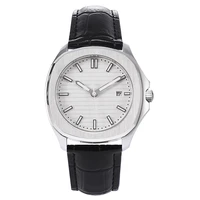 high quality phylida 10atm 40mm white luminous dial mens wristwatch miyota automatic watch sapphire crystal leather strap
