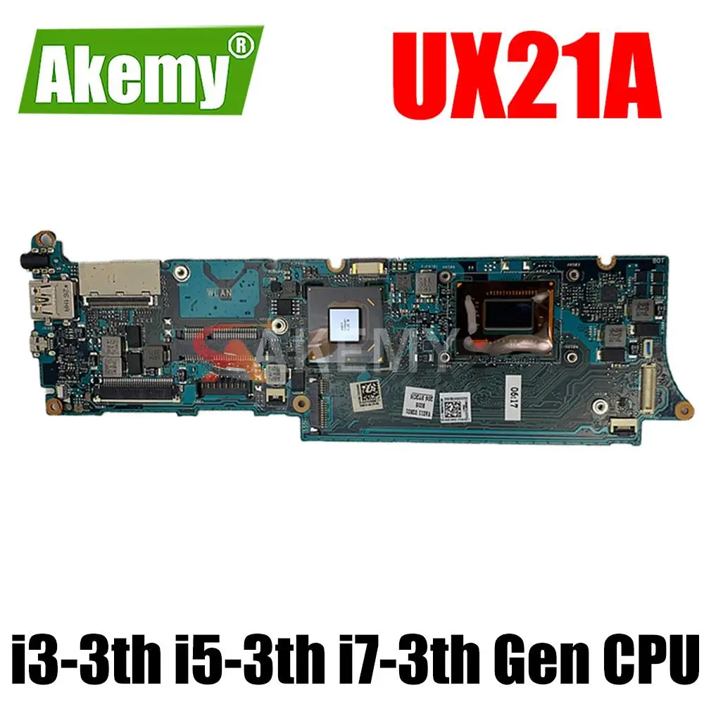 

UX21A Motherboard i3-3th Gen i5-3th Gen i7-3th Gen CPU 4GB RAM for ASUS UX21 UX21A Laptop Motherboard Mainboard
