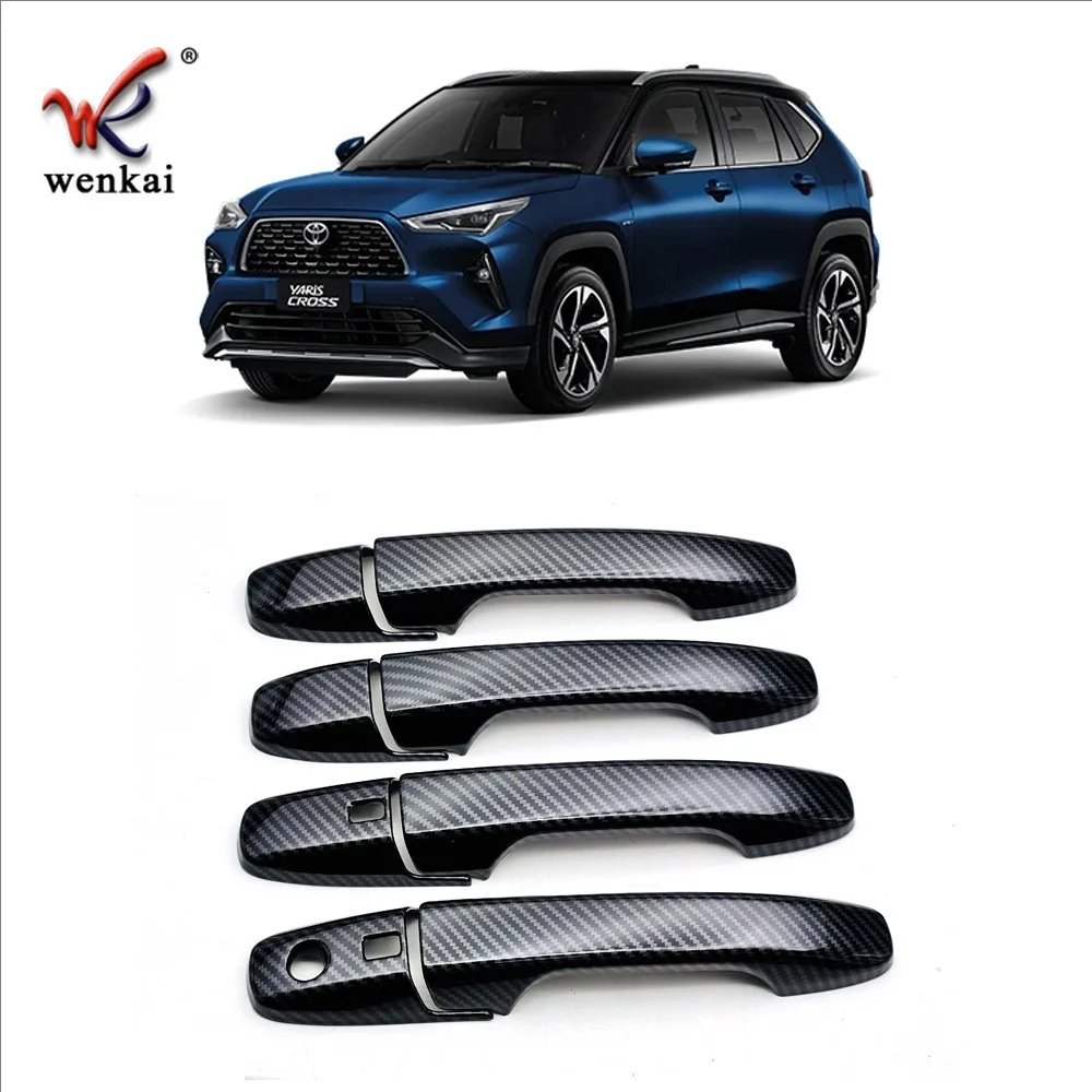 Фото Для Toyota Yaris Cross 2023 крышка дверной ручки наклейка хромированные аксессуары 8 шт. №3