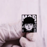 mob psycho 100 japan anime brooch clothing bag decoration personalized fashion jewelry pin badge gift