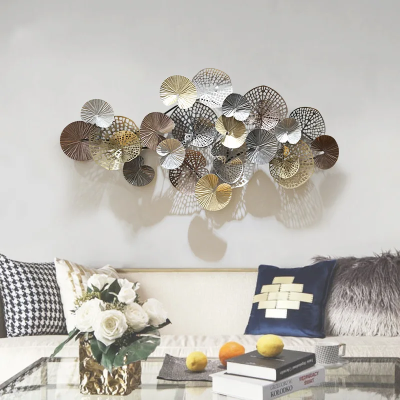 

Pastoral Stereo Wall Wrought Iron Wall Hanging Creative Living Room Bedroom Decoration Pendant Wall Decoration