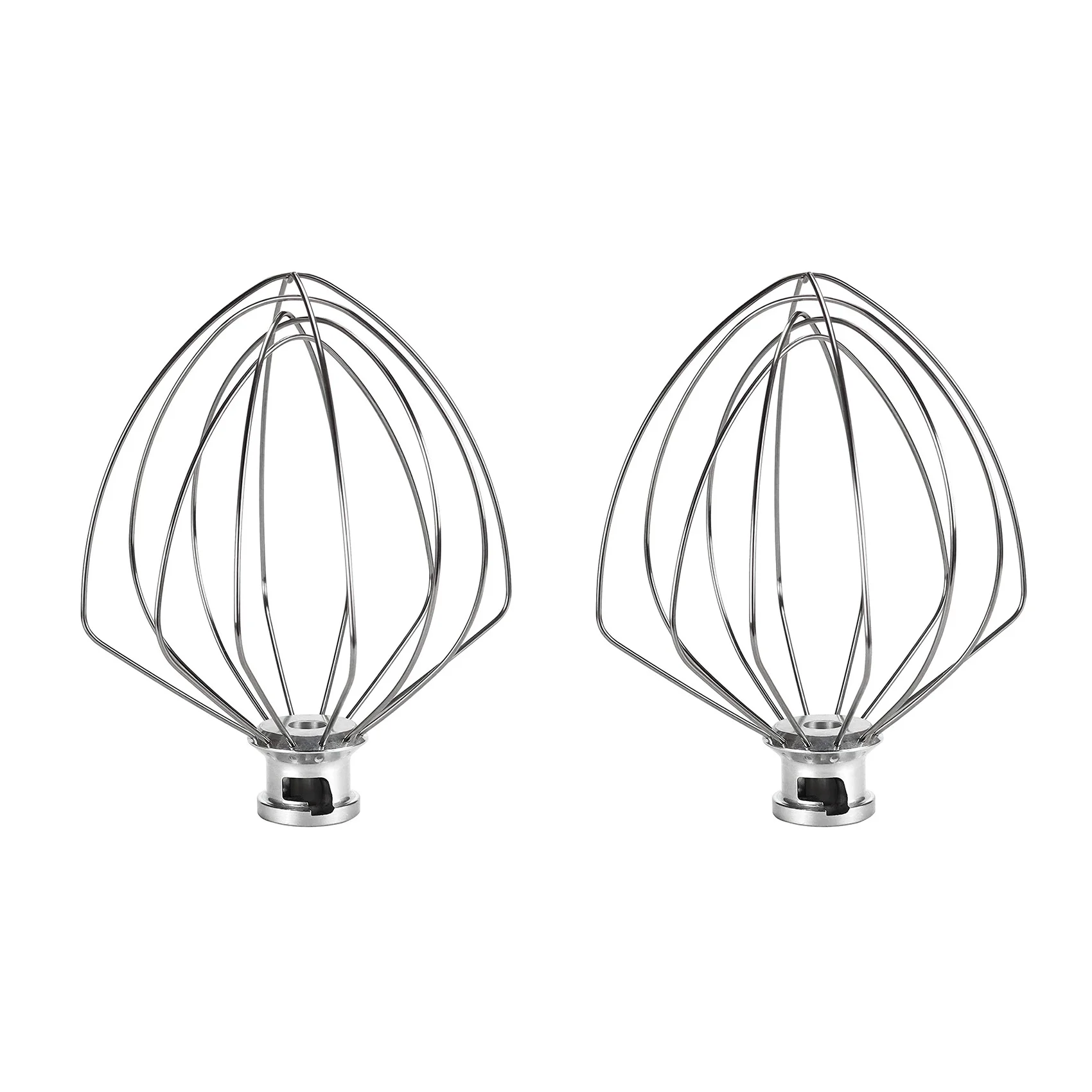 

2X KN256WW 6-Wire Whip Attachment for KitchenAid 5-6 Quart Bowl-Lift Stand Mixer Replacement, Egg Cream Stirrer